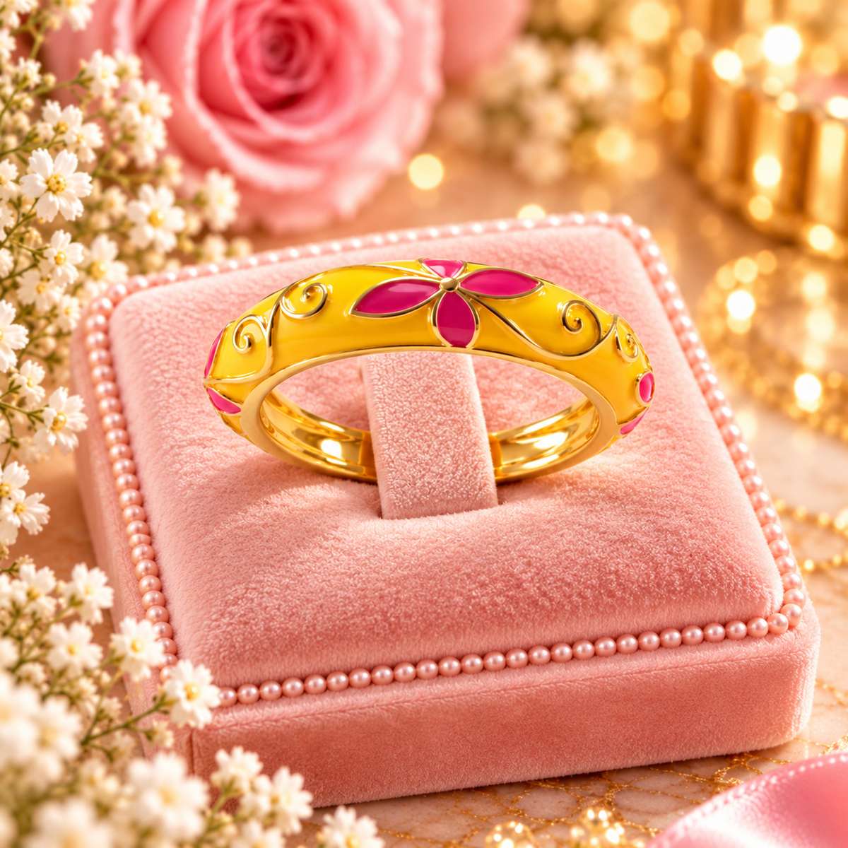 BAGUE CLEOPATRE ORANGE