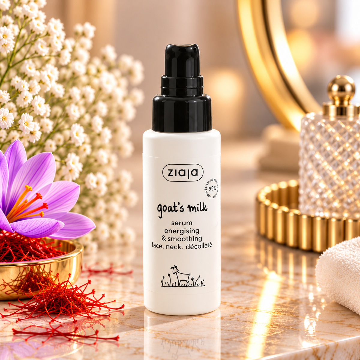SERUM HYDRATANT ET LISSANT AU LAIT DE CHEVRE 50ML ZIAJA