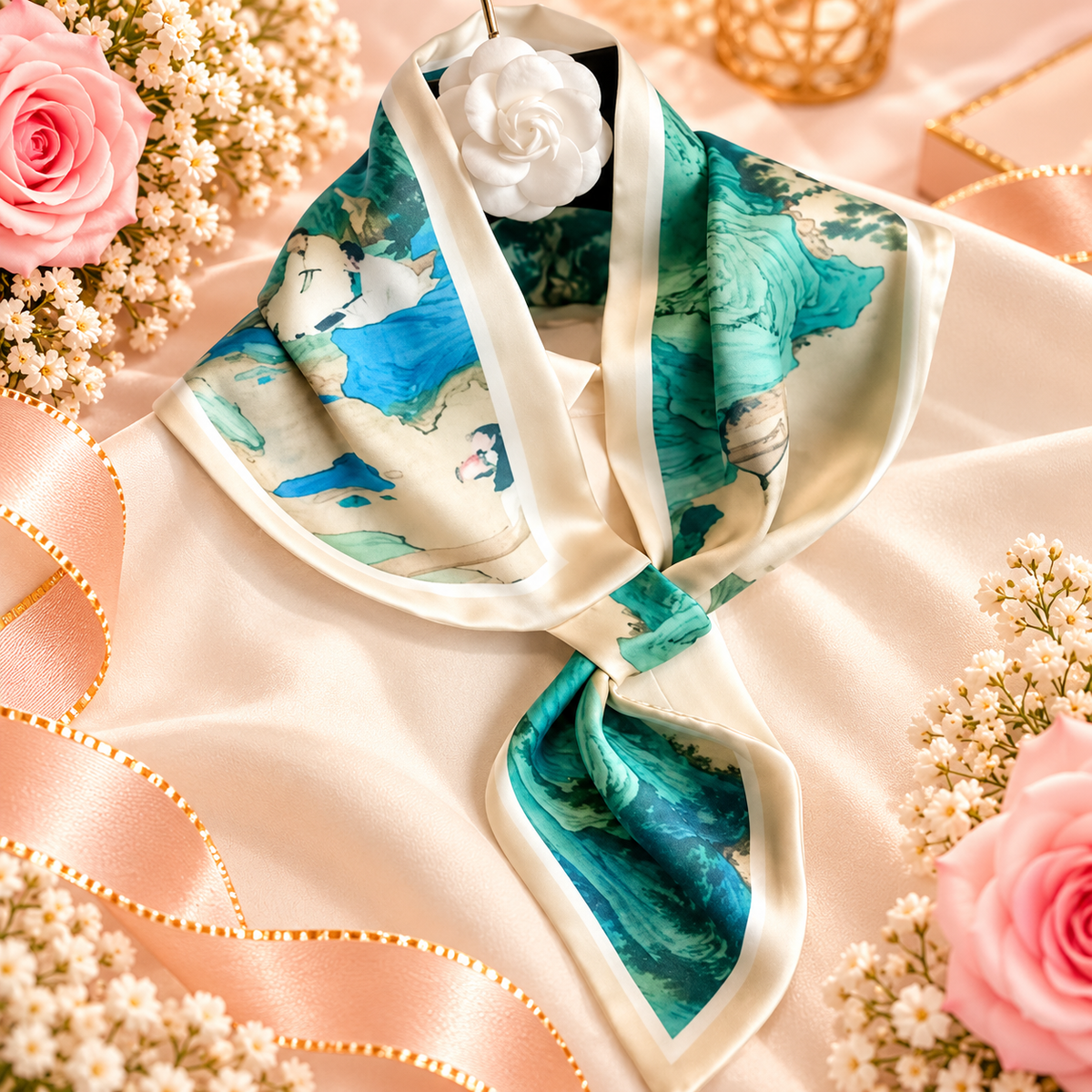 FOULARD TURQUOISE