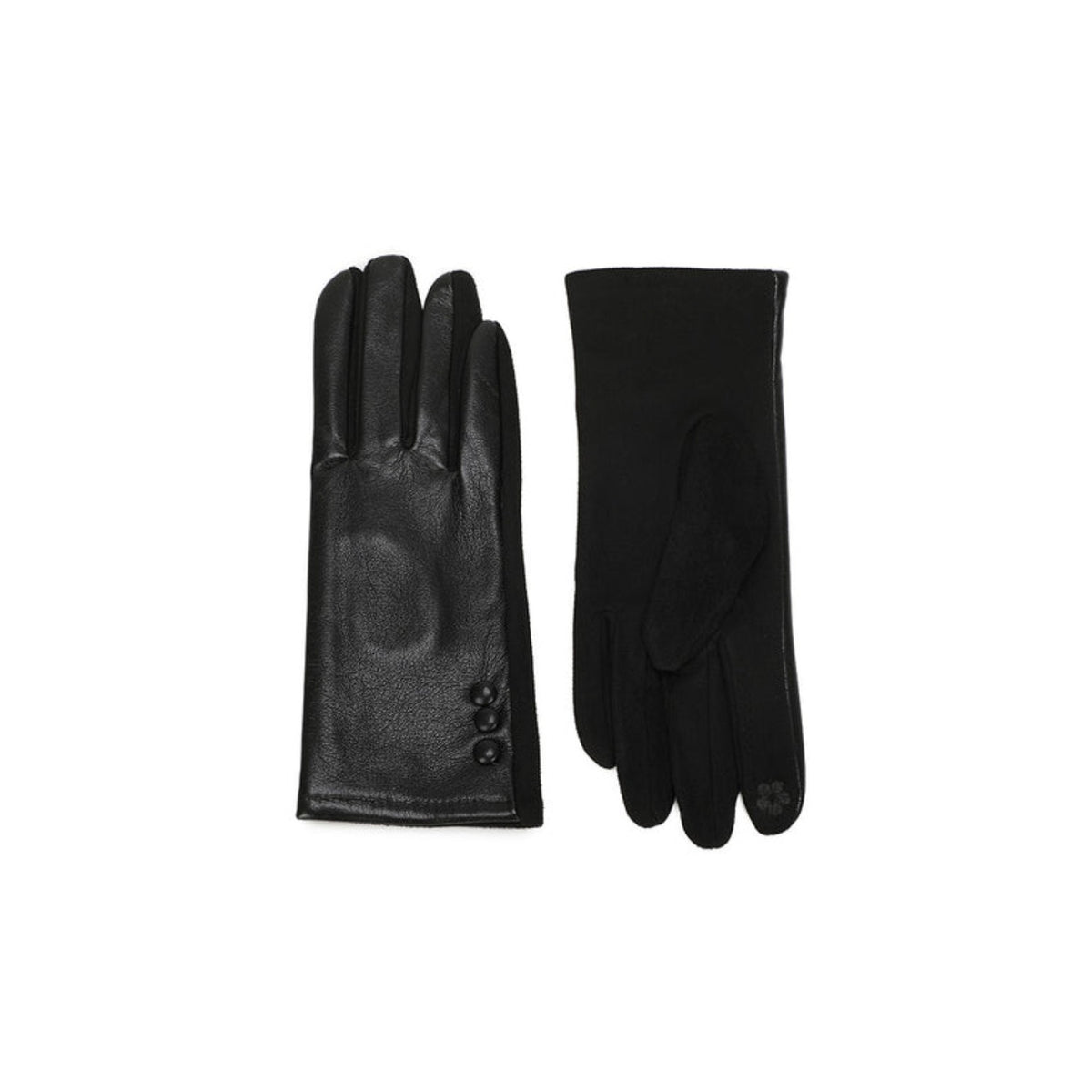 GANTS SIMILICUIR NOIRS