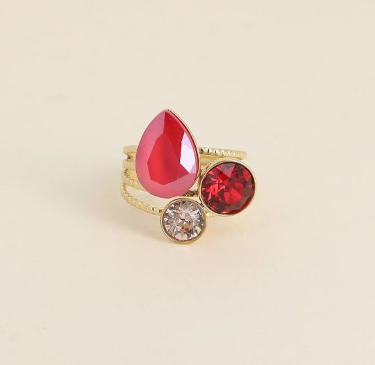 Parure ornée de cristaux de Swarovski® COULEURS AUX CHOIX