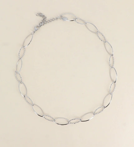 COLLIER DANAE argenté