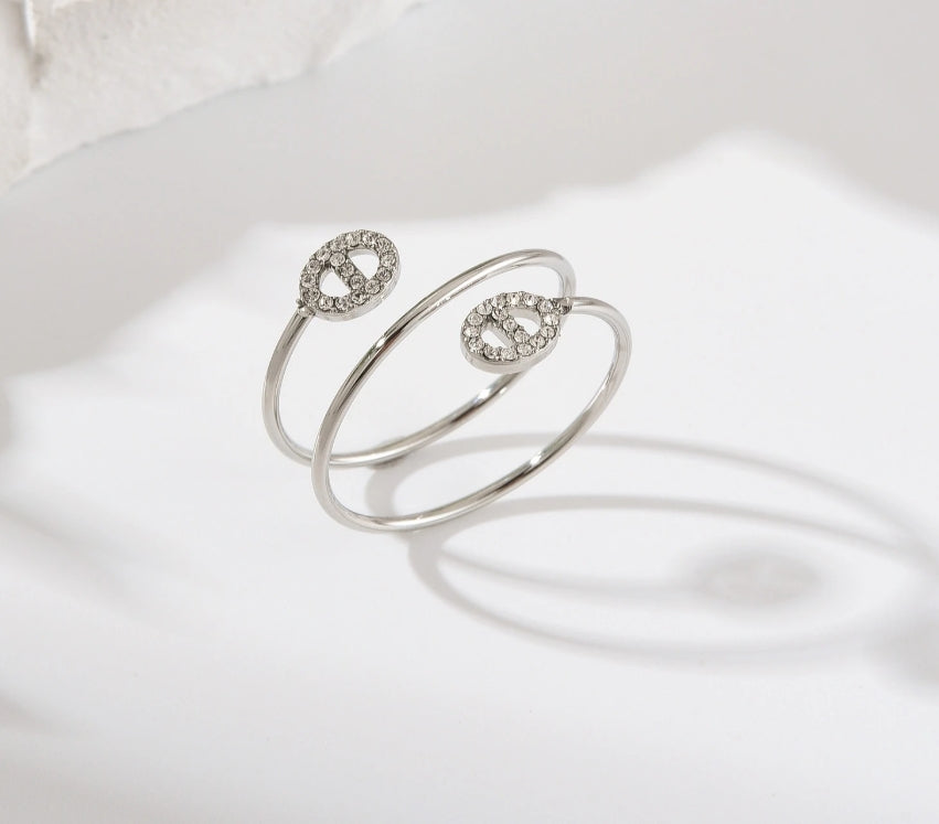 BAGUE GRACE ARGENTEE