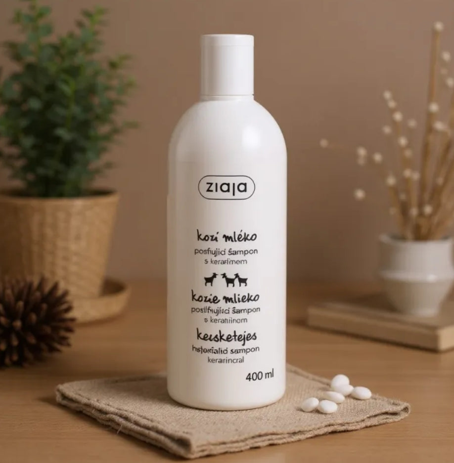 SHAMPOING FORTIFIANT A LA KERATINE ET AU LAIT DE CHEVRE 400ML