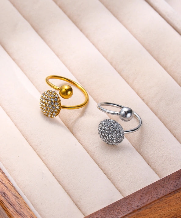 BAGUE RHONDA ARGENTEE