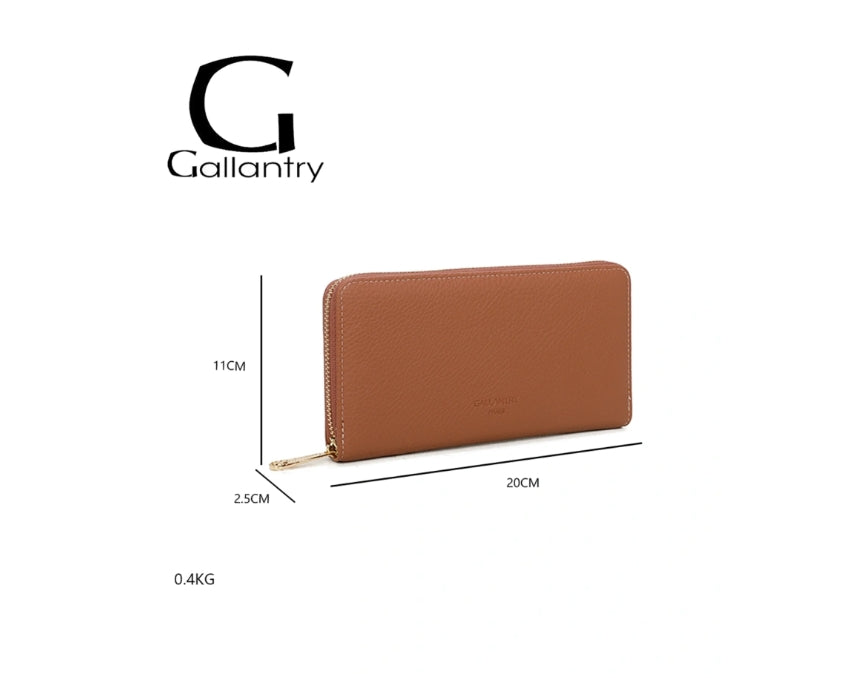 ENSEMBLE PORTEFEUILLE PORTEMONNAIE GARANCE CAMEL