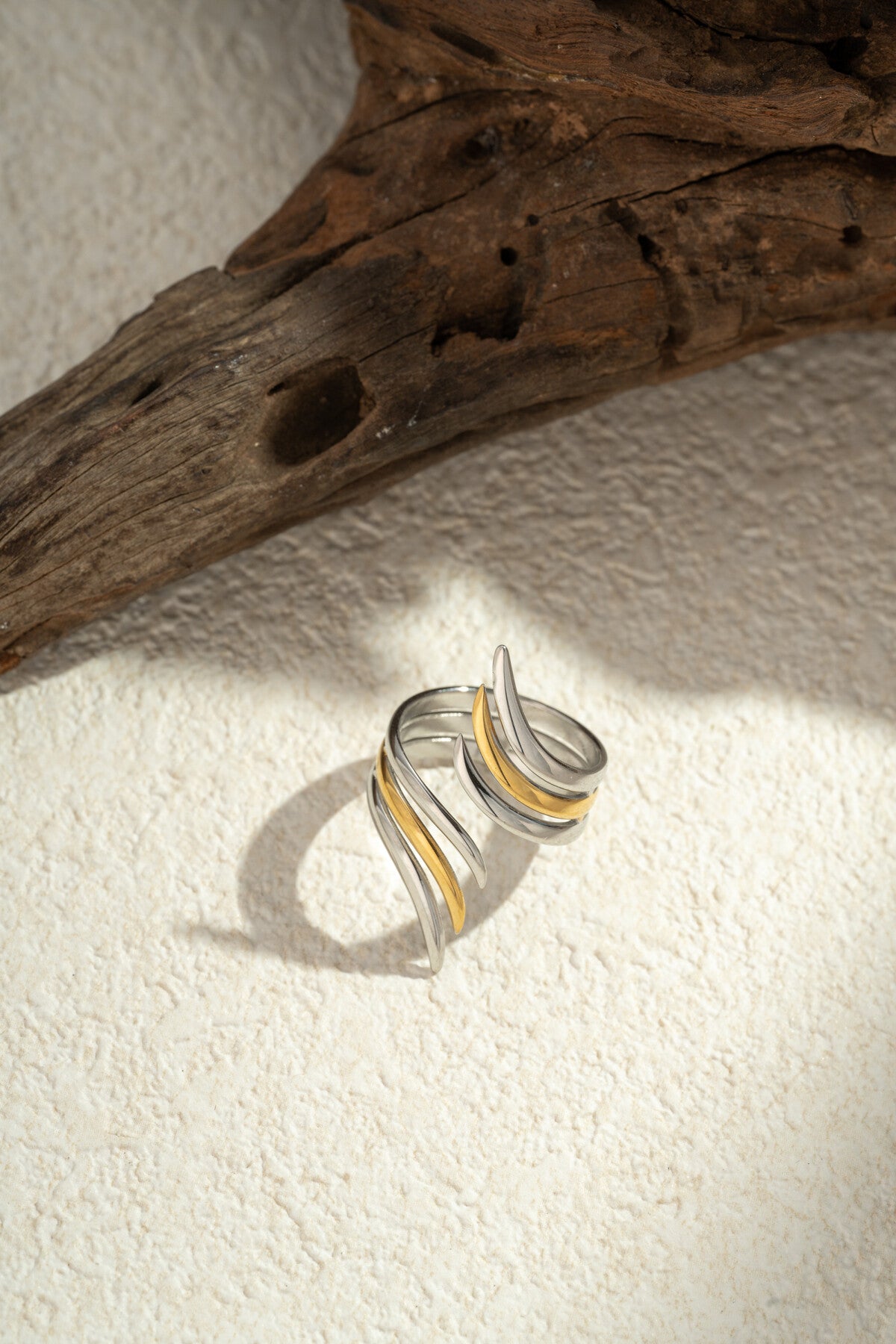 BAGUE CAROLINA bicolore