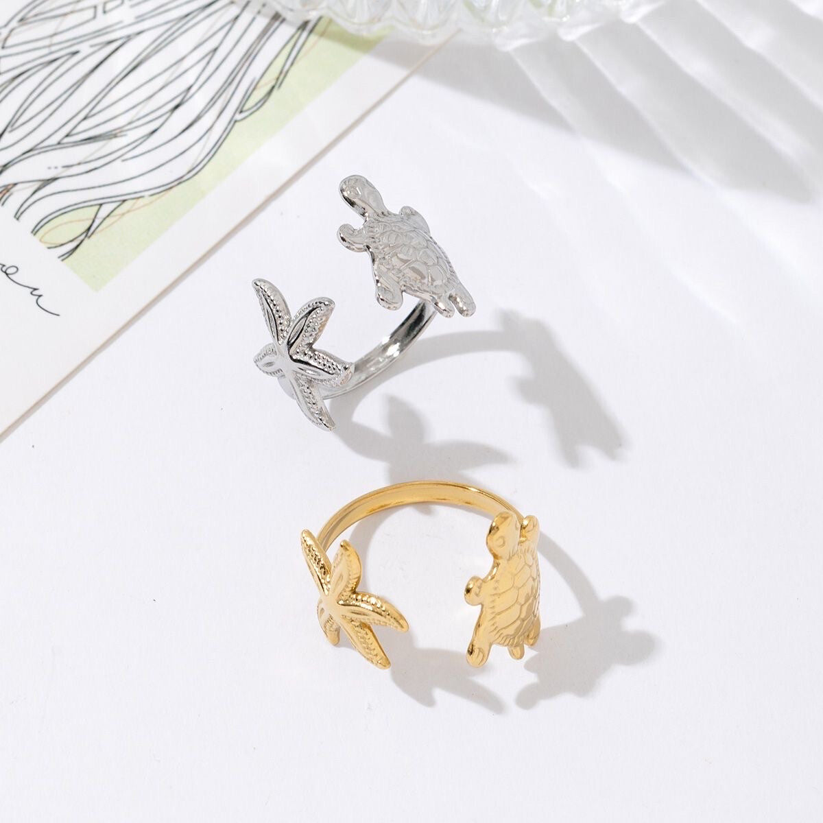 BAGUE FABIE argentée