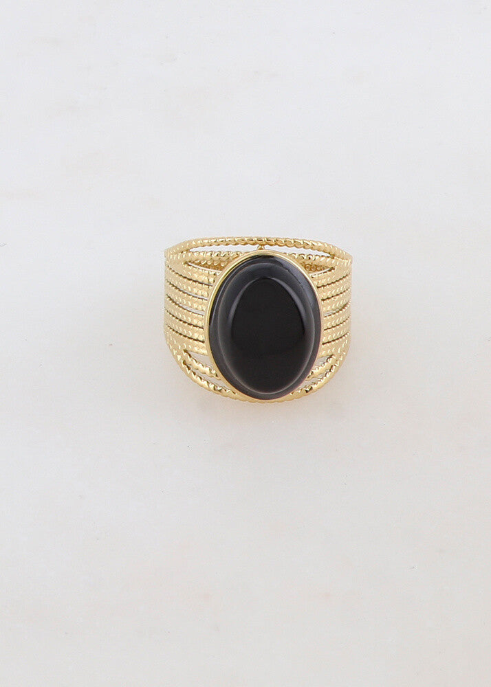 BAGUE MARIE THERESE NOIR