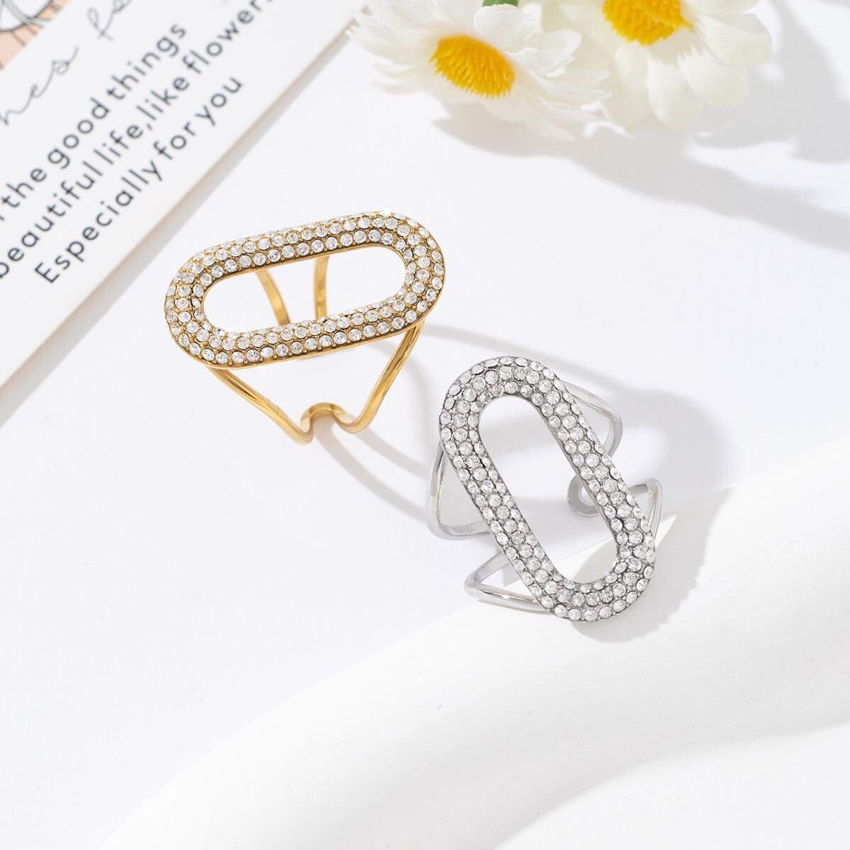 BAGUE ISAMARIE argentée