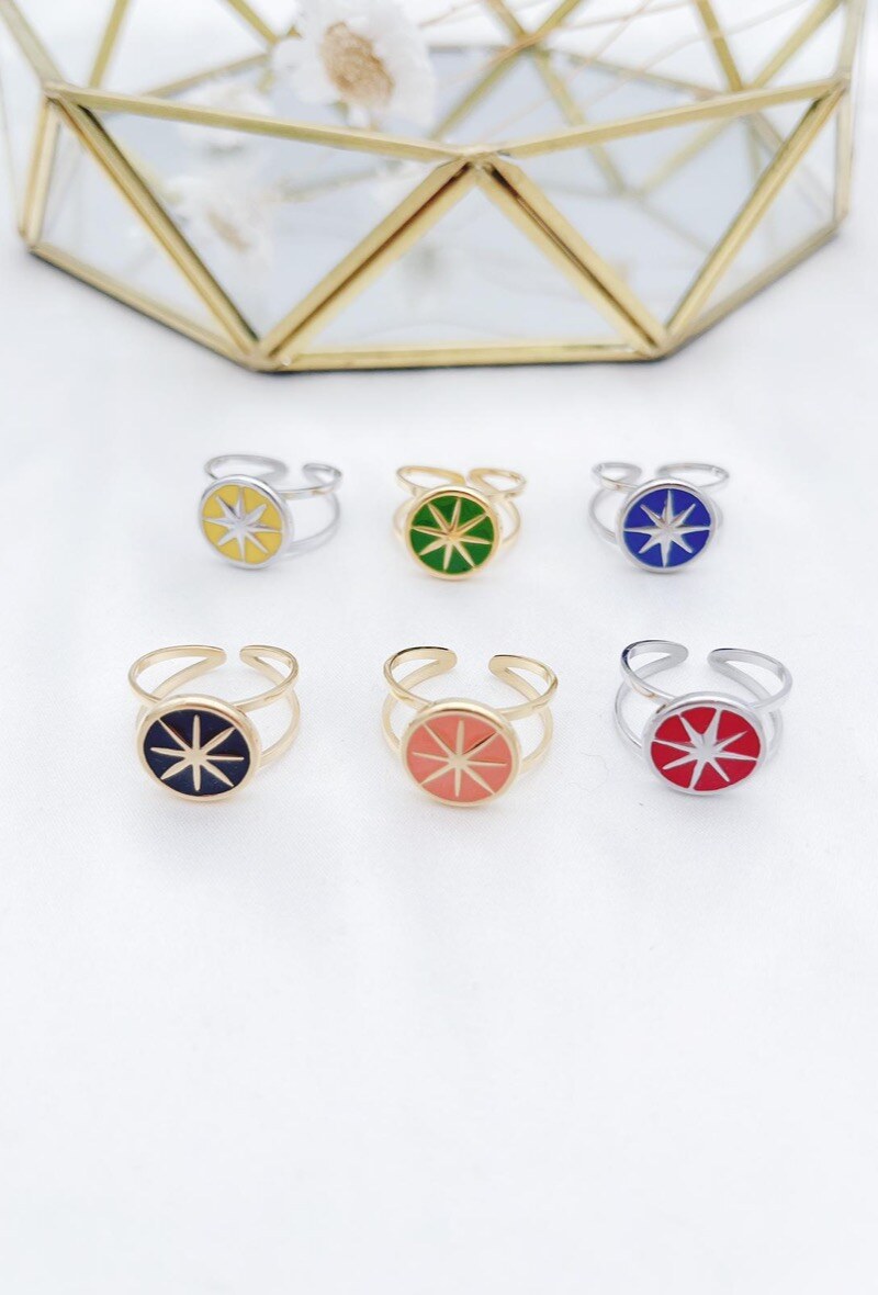 BAGUE MANEL BLEU