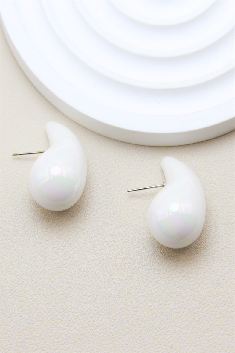 BOUCLES D'OREILLES ELIANE BLANCHES