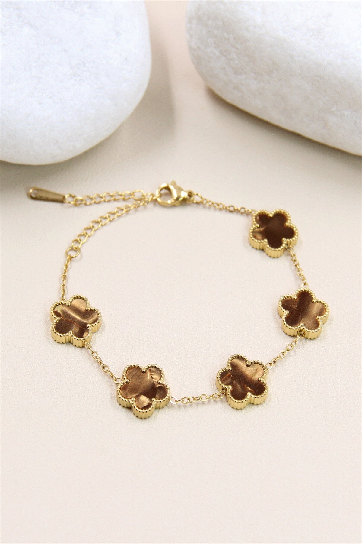 BRACELET LUCKY MARRON