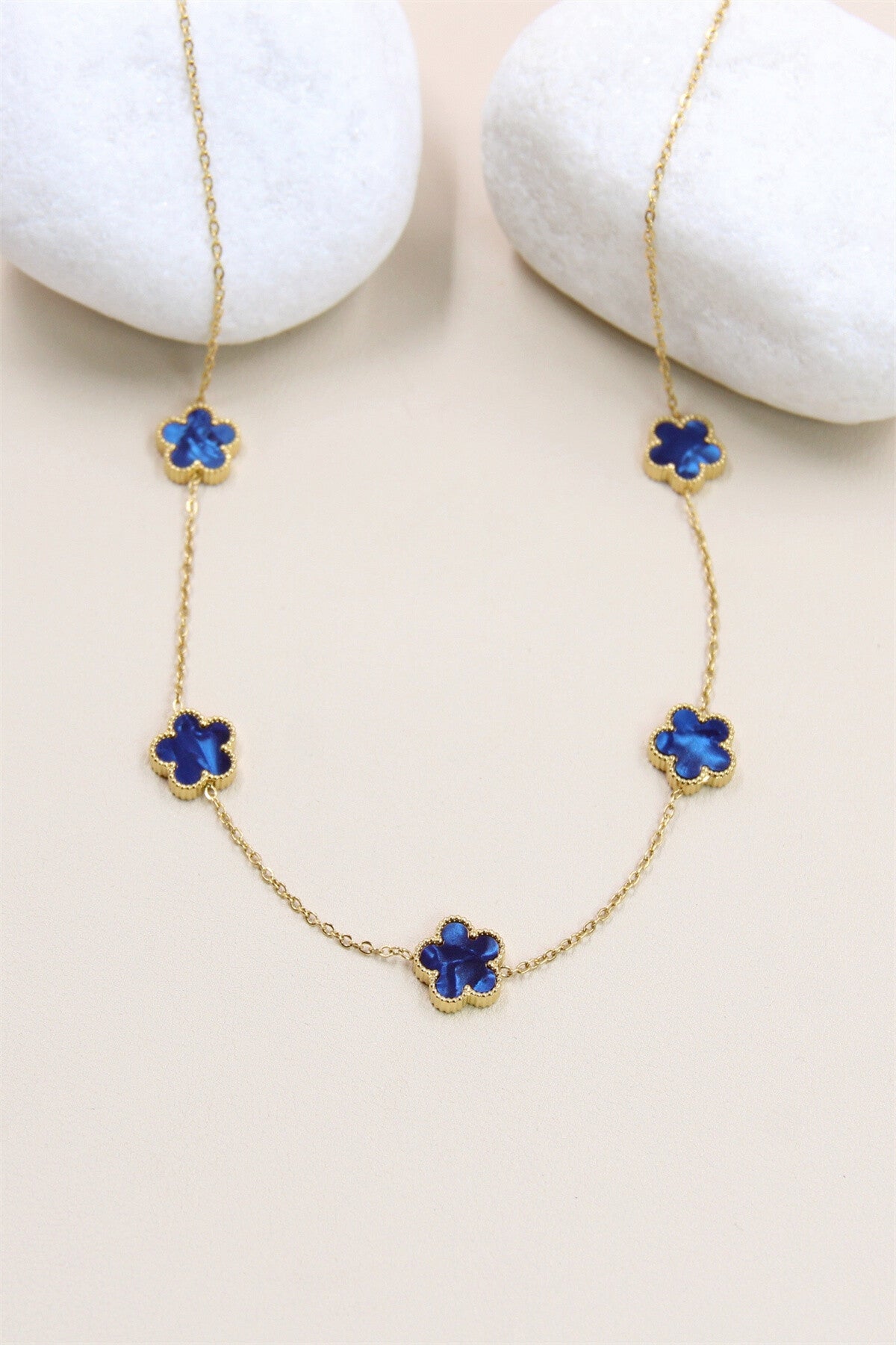 COLLIER LUCKY BLEU