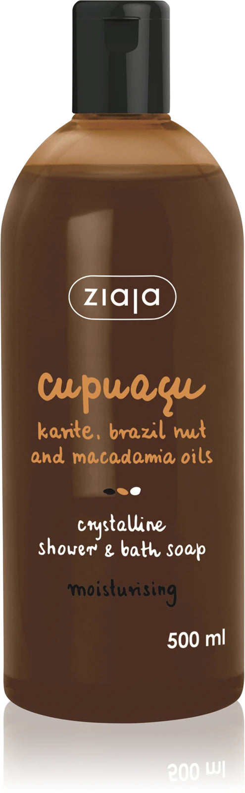GEL DOUCHE ET SAVON DE BAIN AUX CRISTAUX CUPUACU ZIAJA