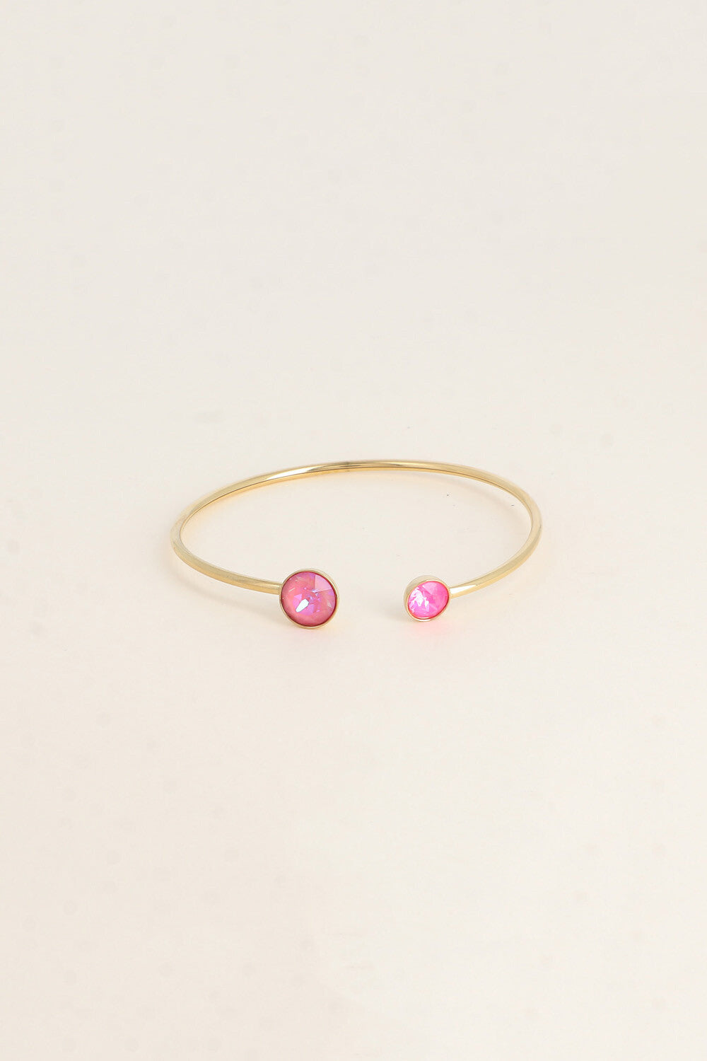 Jonc Betty doré - orné de cristaux de Swarovski® ROSE