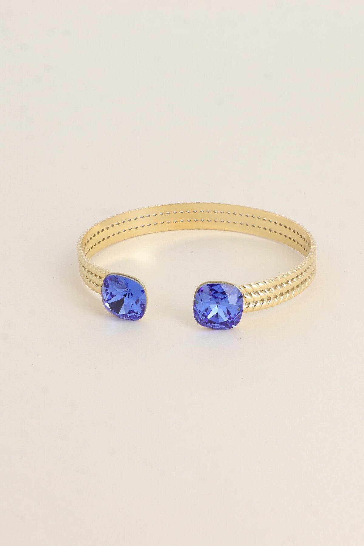 Jonc Phoebe - orné de cristaux de Swarovski® BLEU ROI