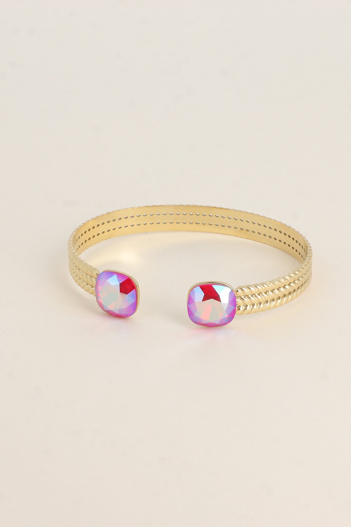 Jonc Phoebe - orné de cristaux de Swarovski® MAGENTA