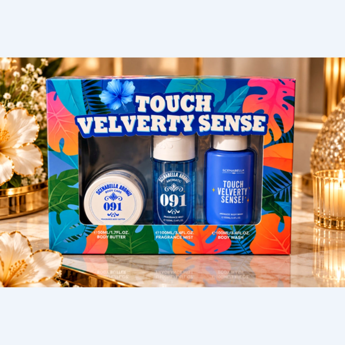 COFFRET SOIN DU CORPS 091 PAMPLEMOUSSE GINGEMBRE ROMARIN AMBRE CEDRE