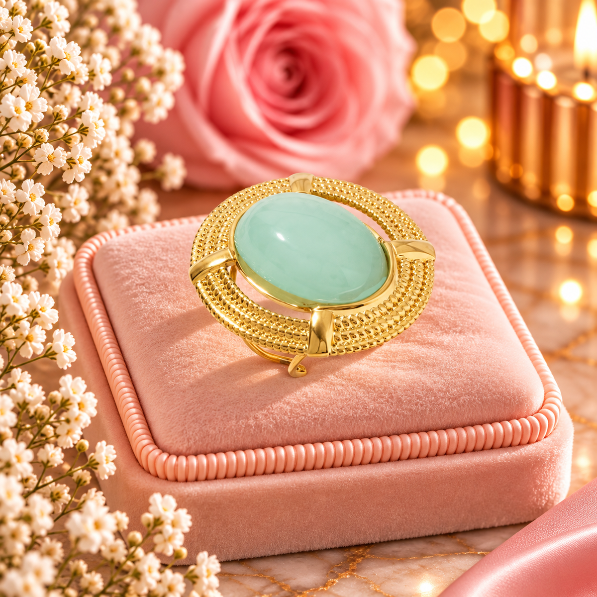 BAGUE MIMI VERT