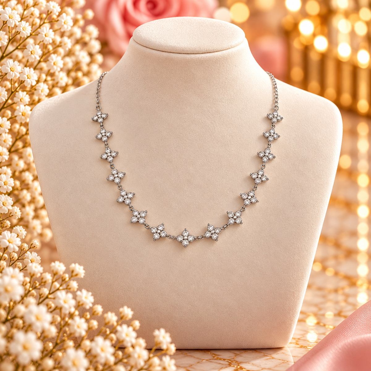 COLLIER EVA ARGENTE