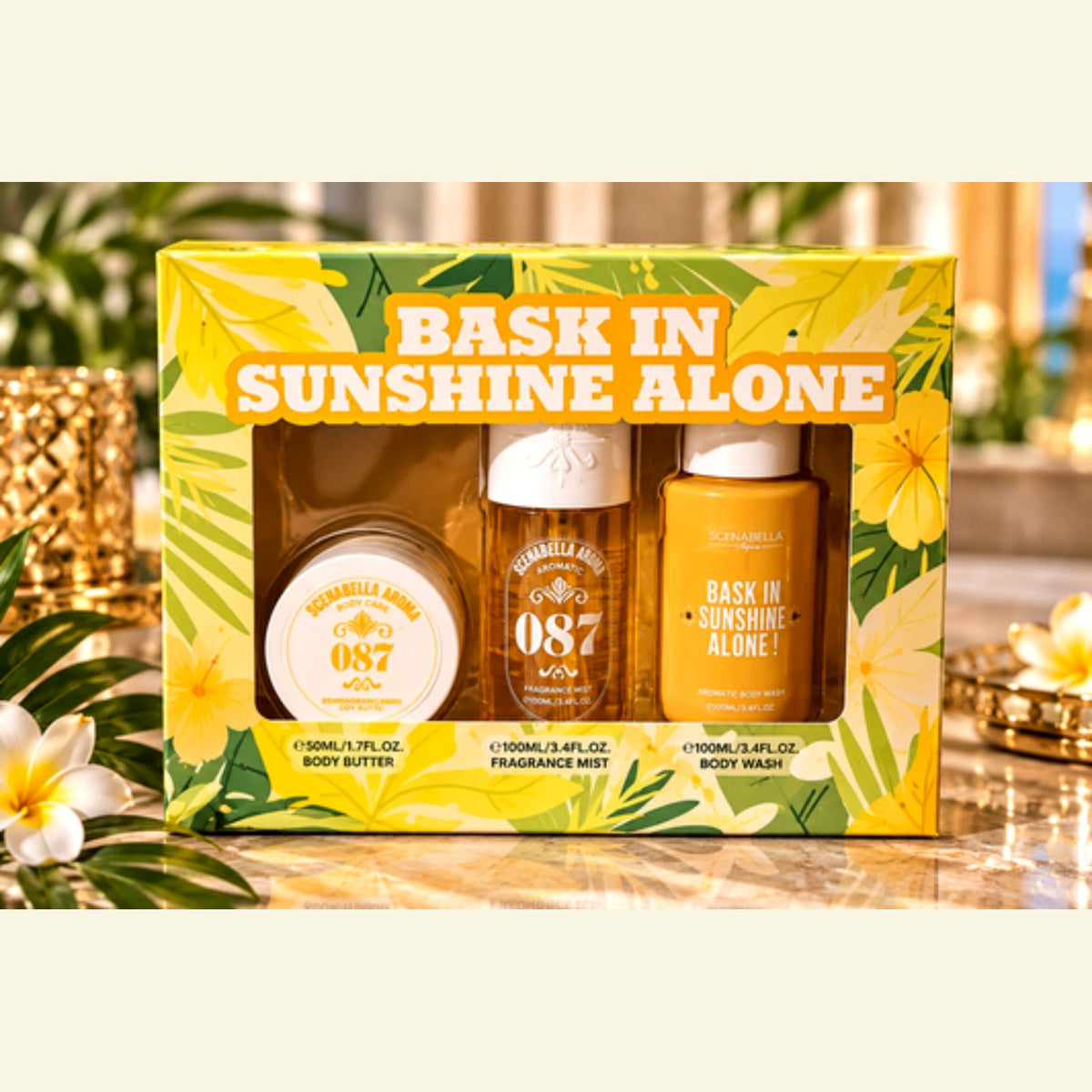 COFFRET SOIN DU CORPS 087 LAIT DE COCO YLANG YLANG VANILLE AMBRE