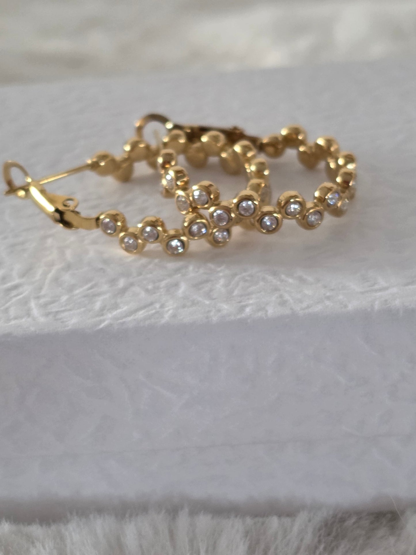 BOUCLES D'OREILLES KIMI BLANCHE