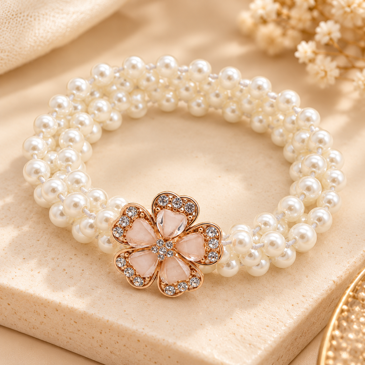CEINTURE PEARL DOREE