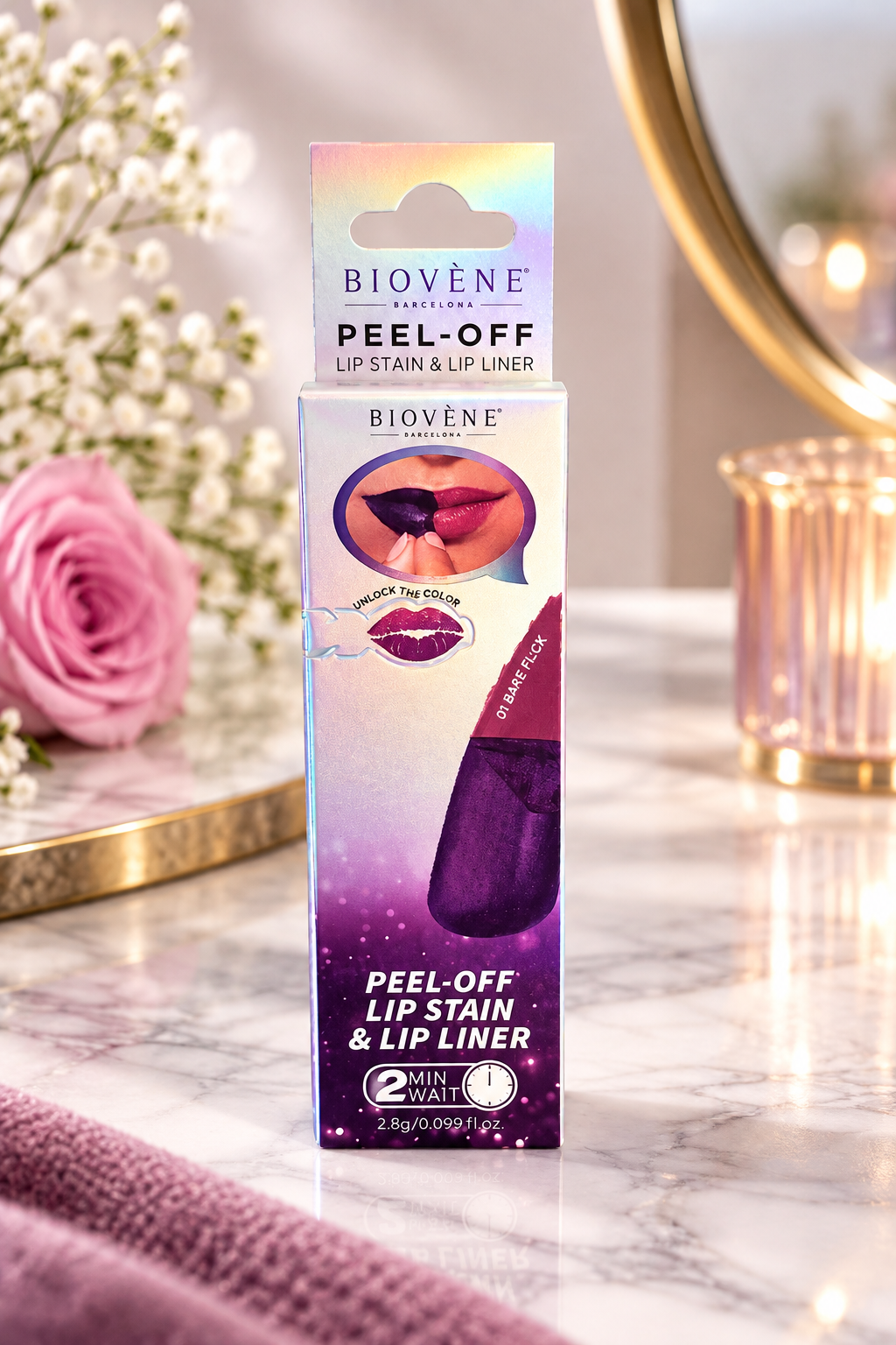 ROUGE A LEVRES PEEL OFF BIOVENE TEINTE 3