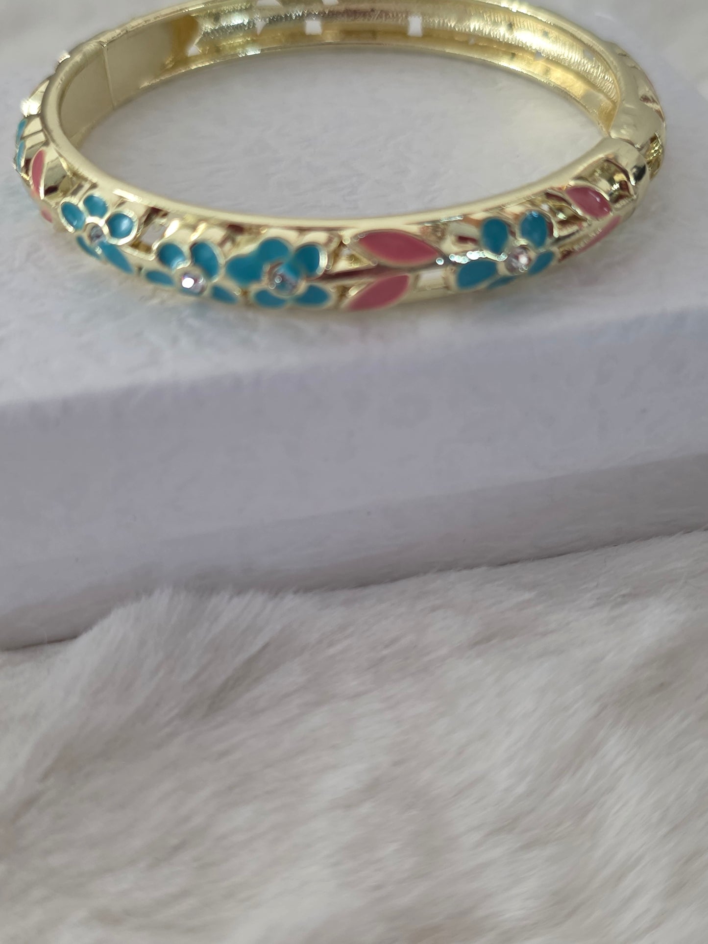 BRACELET CLEOPATRE TURQUOISE ROSE