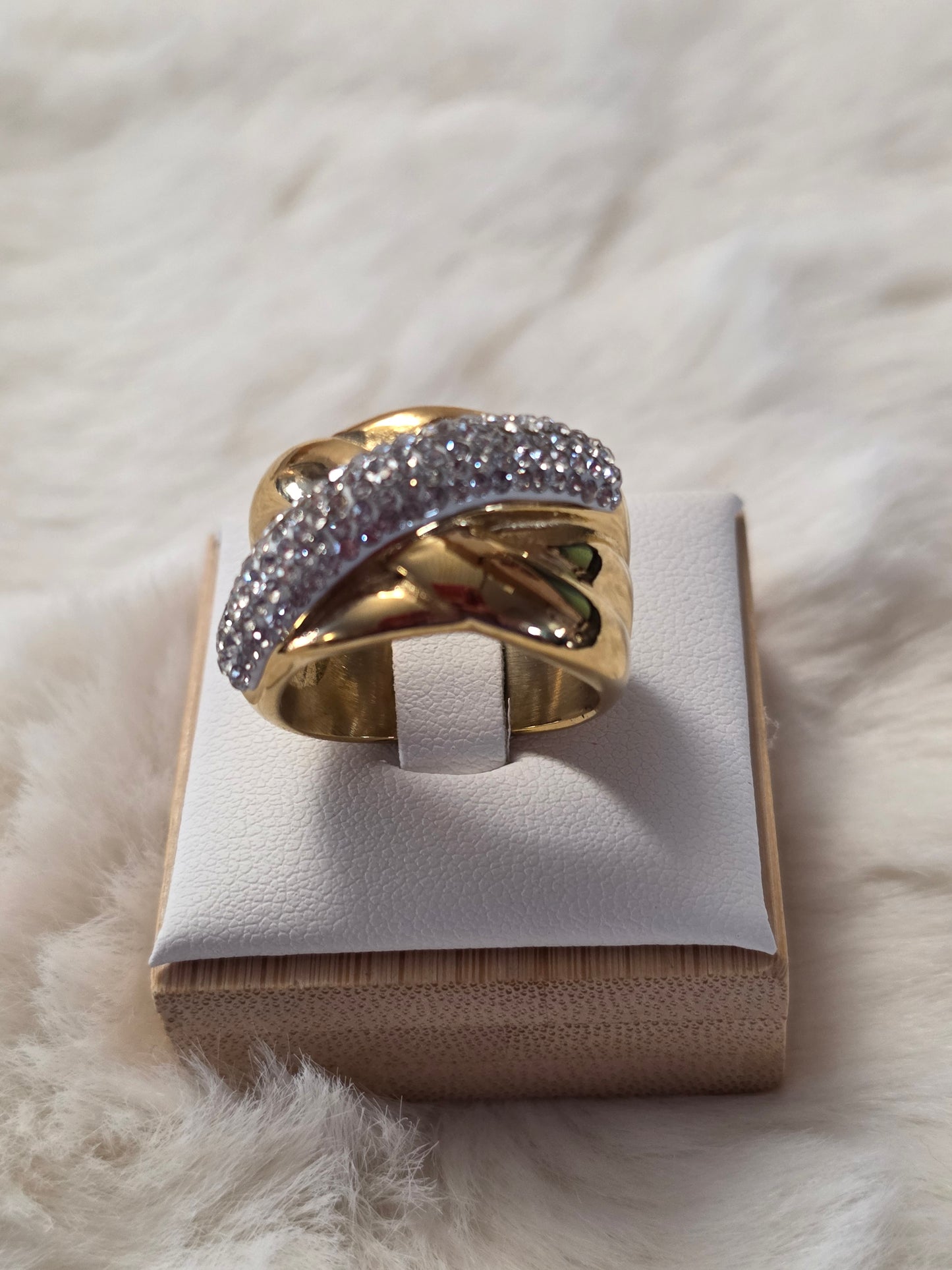 BAGUE DELIA DORE TAILLE 52/54