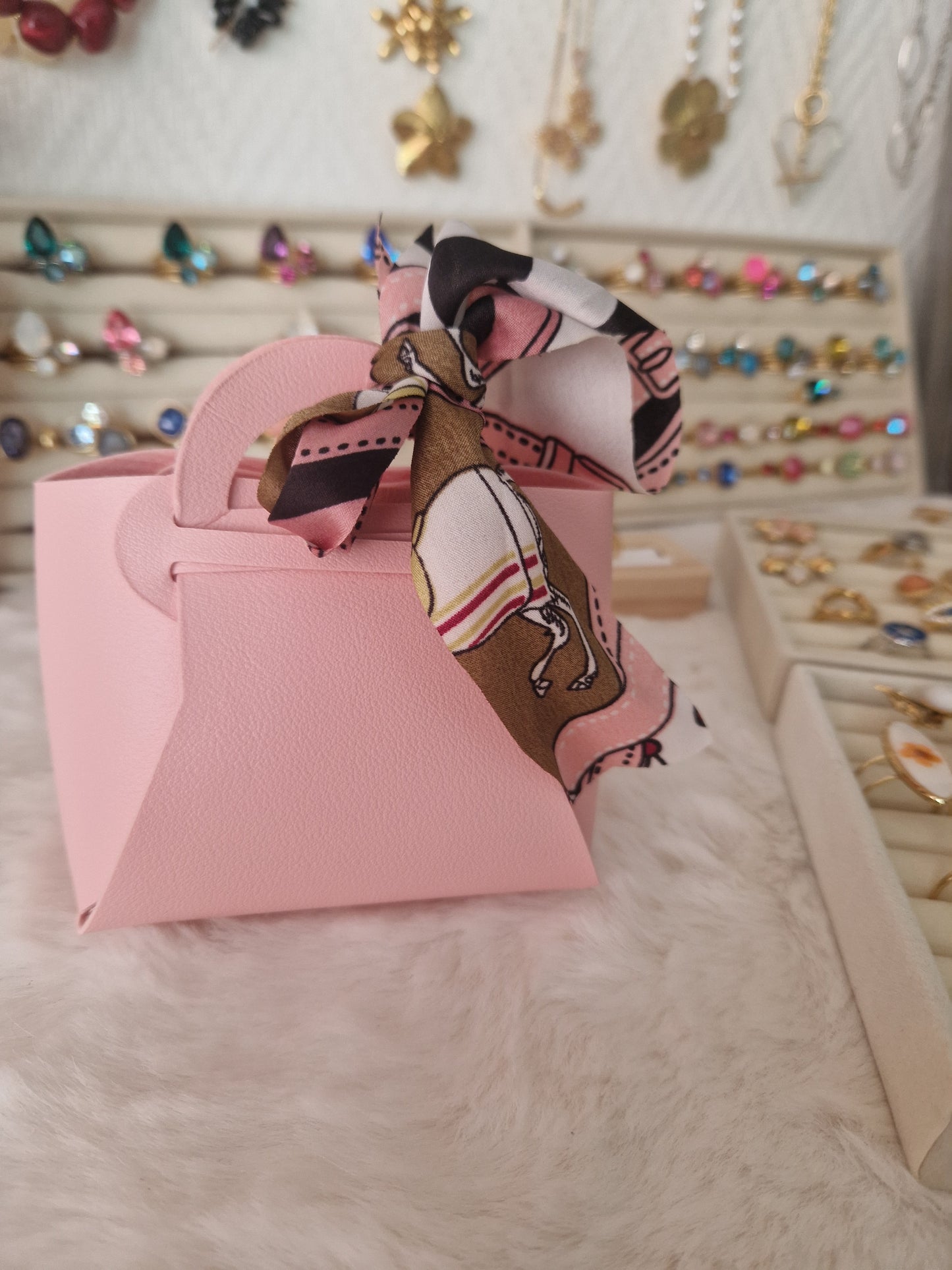 POCHETTE CADEAU ROSE