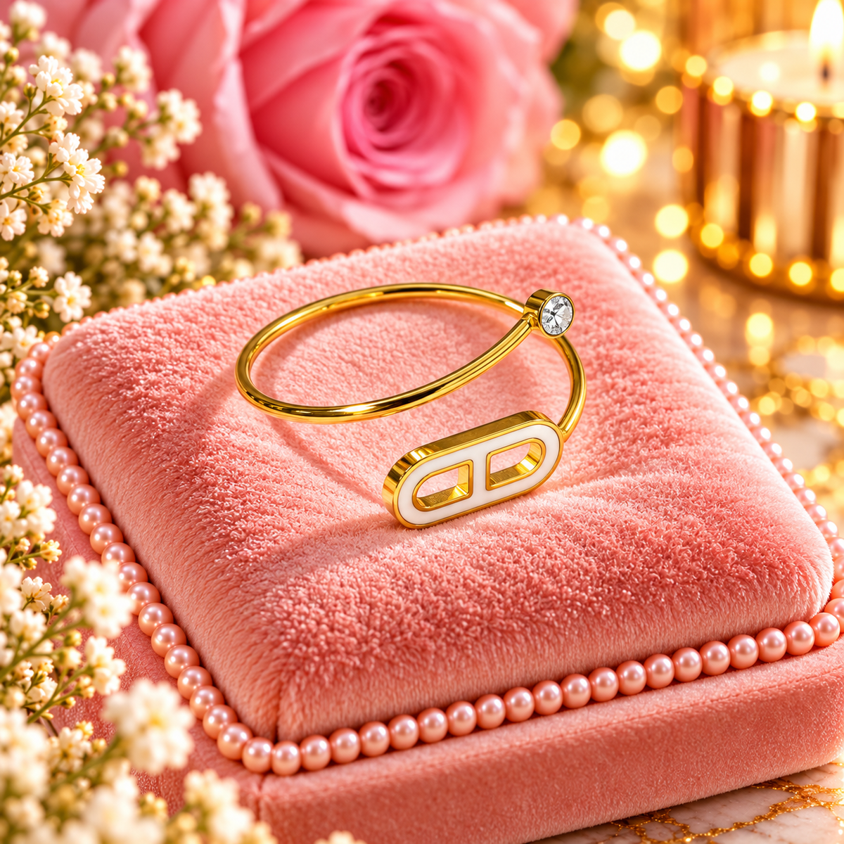 BAGUE INFINITY DOREE