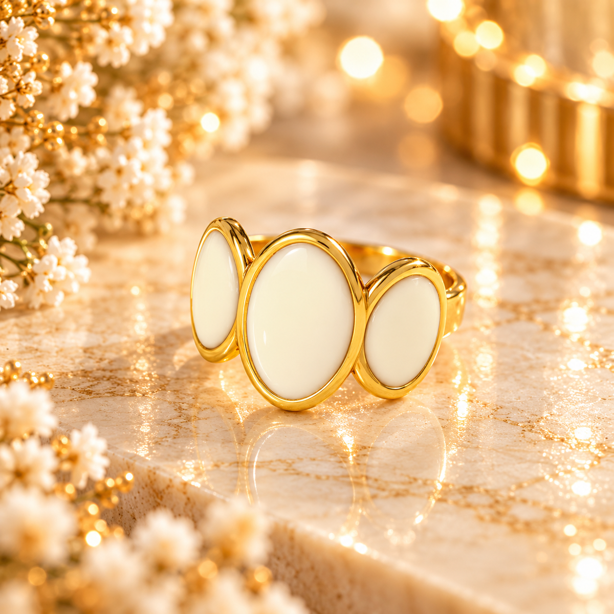 BAGUE ZOE BLANC