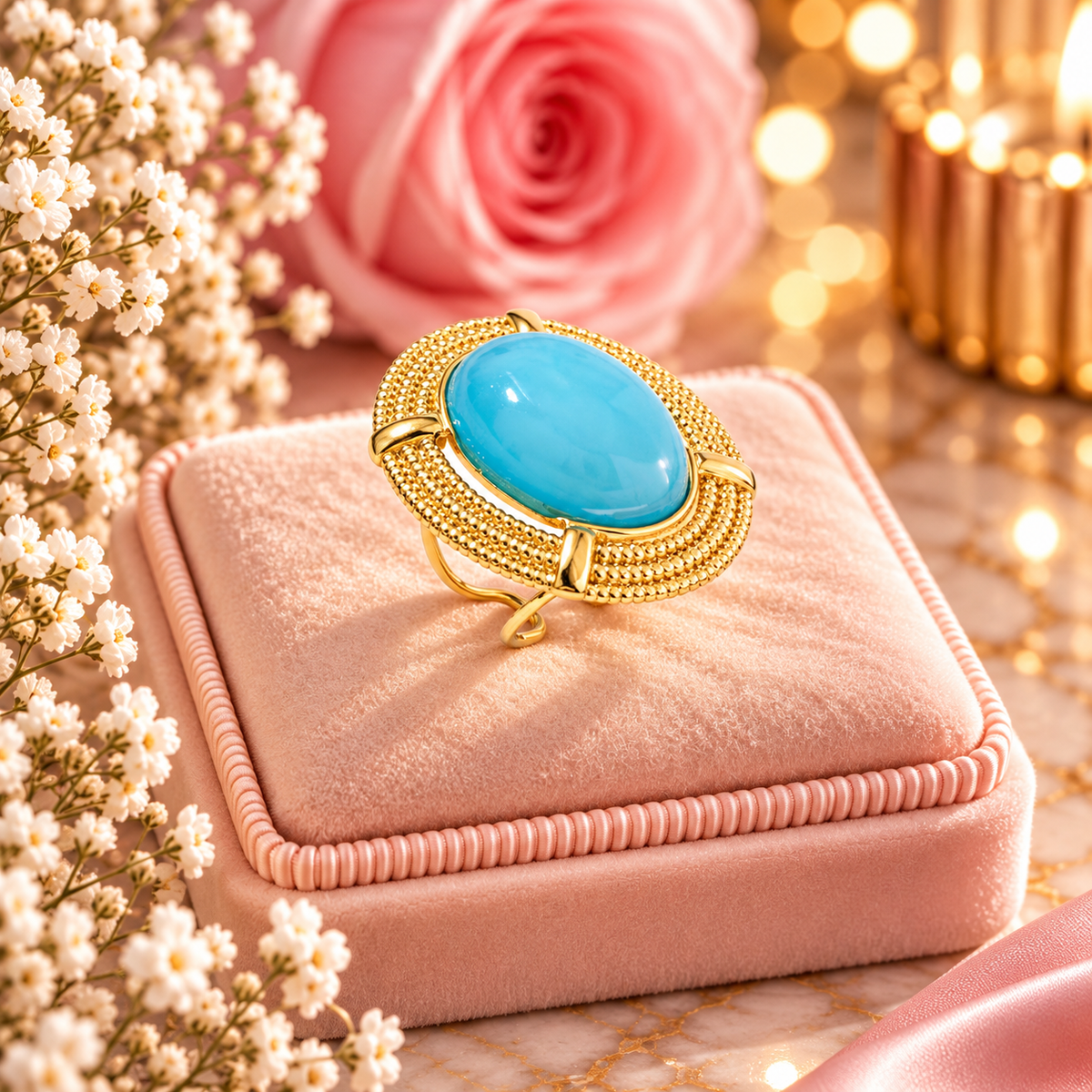 BAGUE MIMI TURQUOISE