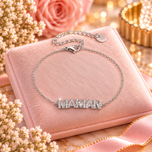 BRACELET MAMAN ARGENT
