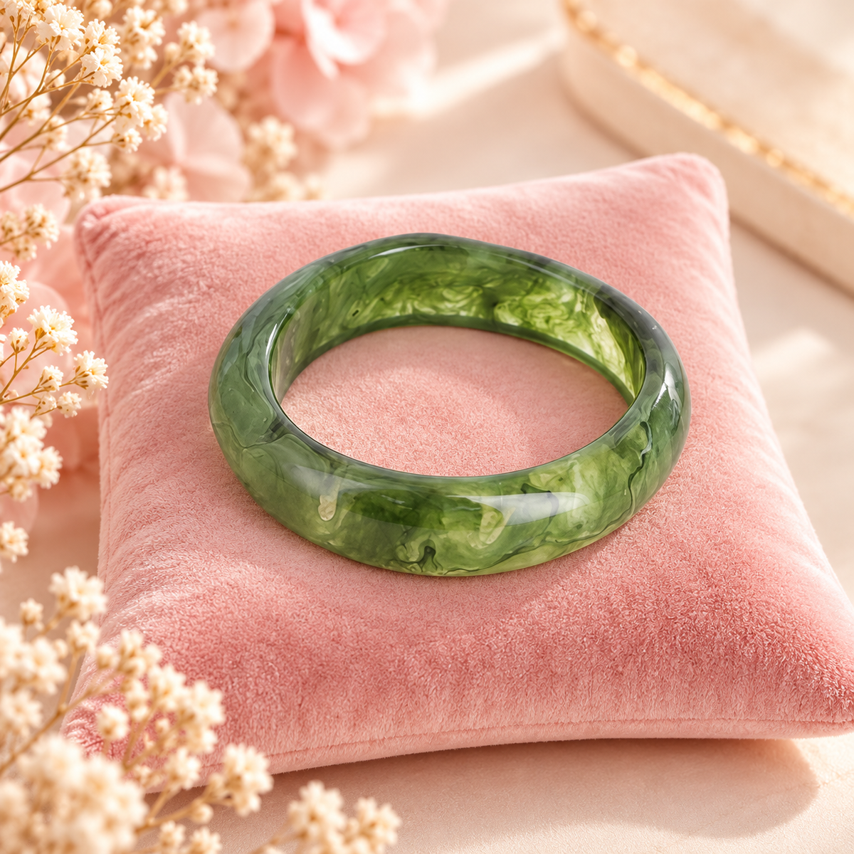MANCHETTE AMBRE VERT
