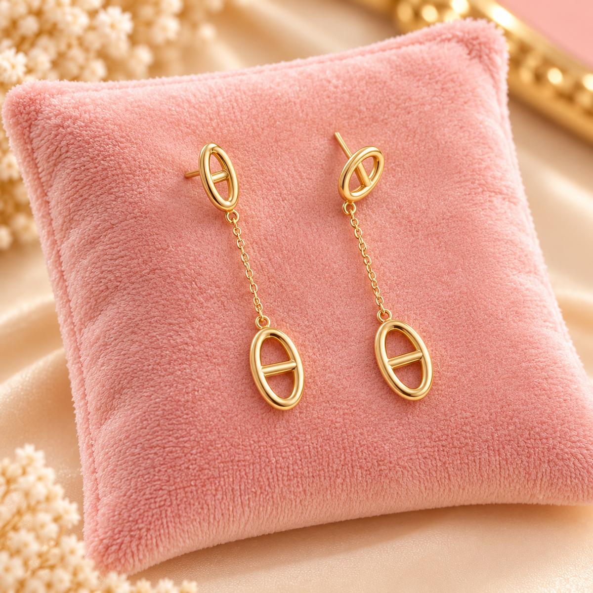 BOUCLES D'OREILLES EMILIE dorées