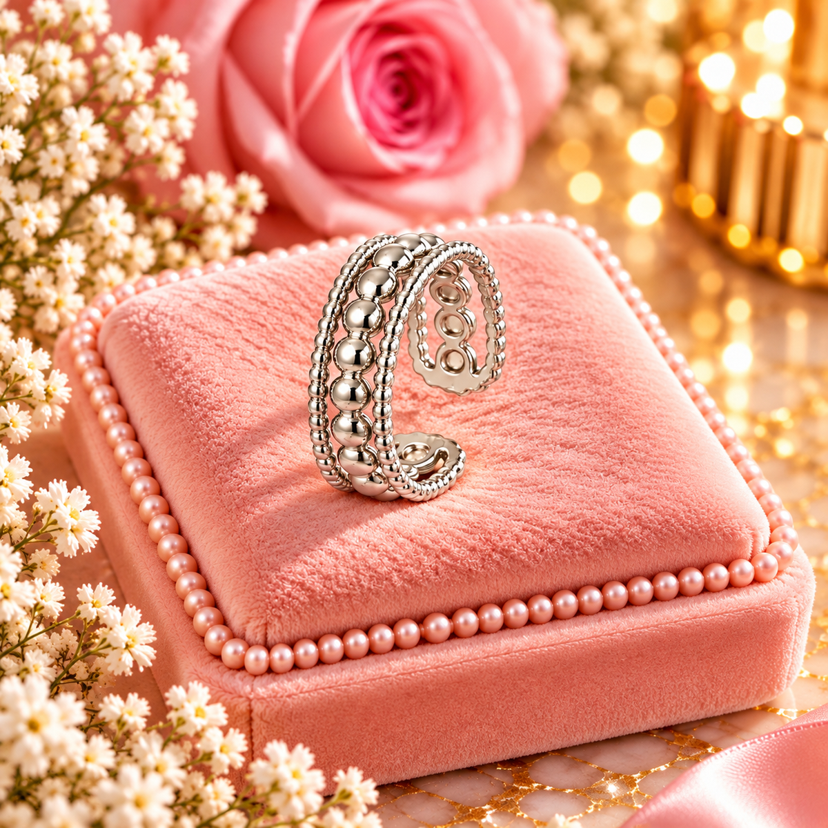 BAGUE ORIANA ARGENTEE