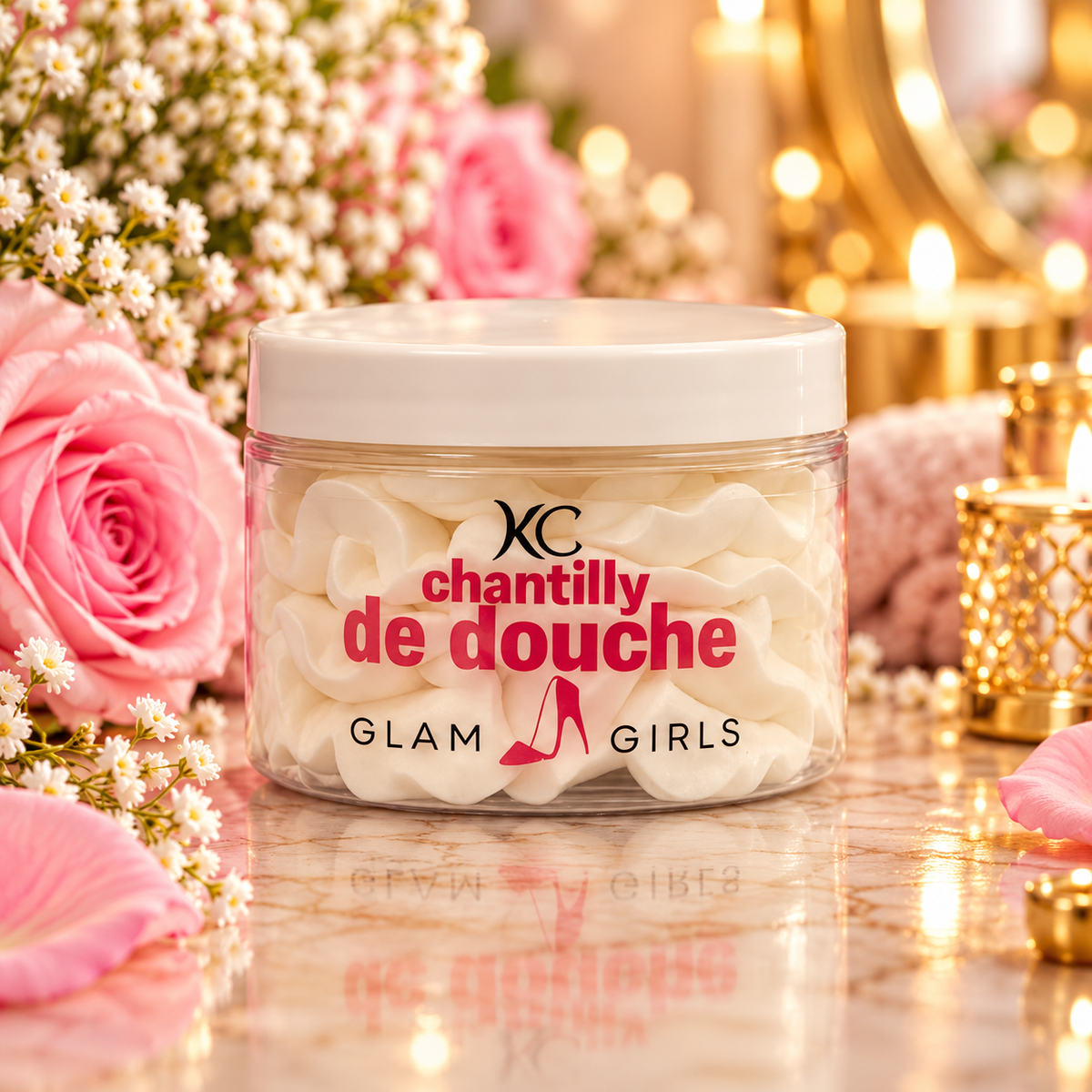 CHANTILLY DE DOUCHE "GLAM GIRLS" 100GRS