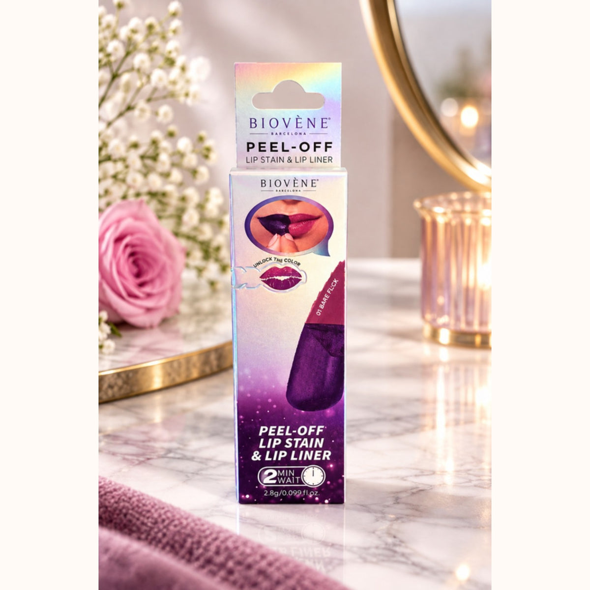 ROUGE A LEVRES PEEL OFF BIOVENE TEINTE 3