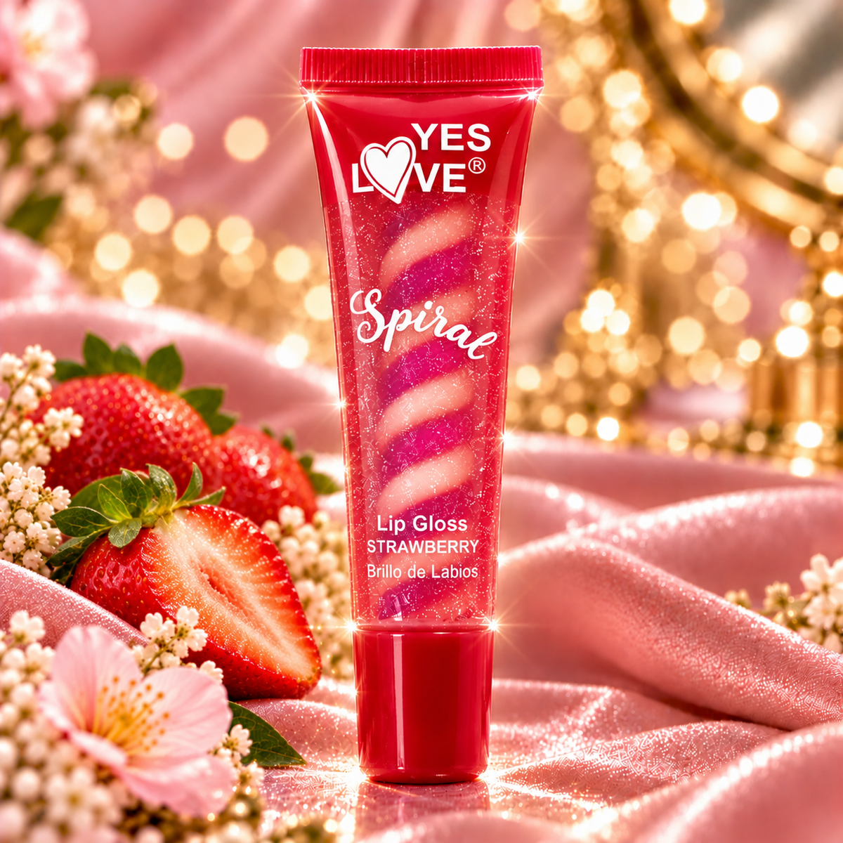 LIP GLOSS SPIRALE STRAWBERRY FRAISE