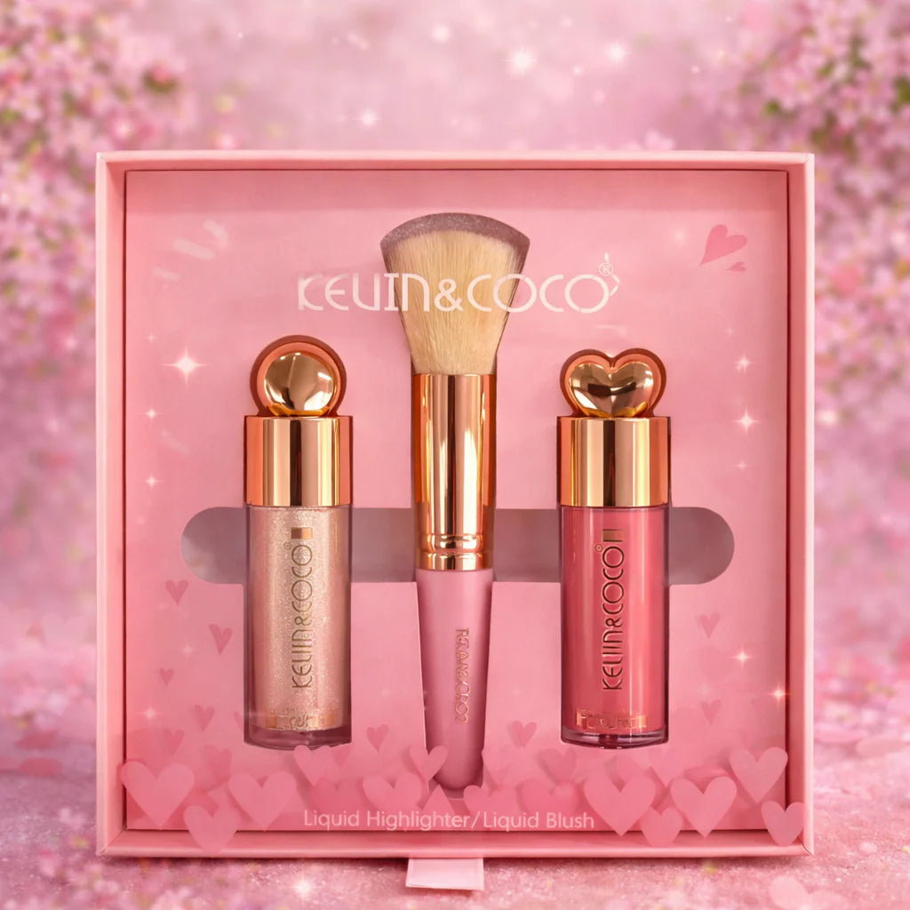 SET GLOSS LIQUIDE ET LIQUIDE BLUSH KEVIN & COCO