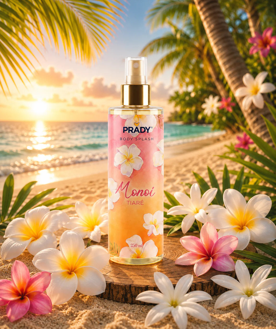 BRUME CORPS ET CHEVEUX MONOI THIARE 250ML PRADY