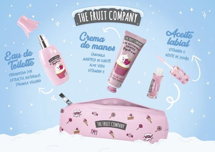 COFFRET NOËL 4 PIECES FRAISE CHANTILLY THE FRUIT COMPANY