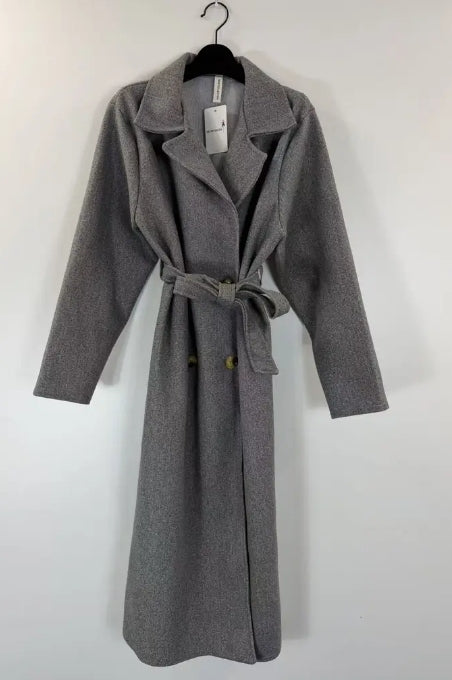 MANTEAU LONG GRIS