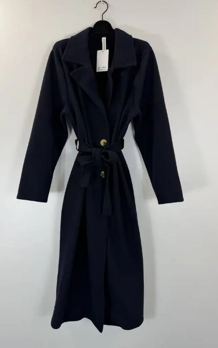 MANTEAU LONG BLEU