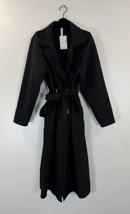 MANTEAU LONG NOIR