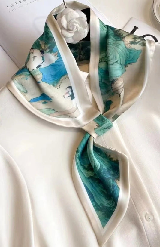 FOULARD TURQUOISE