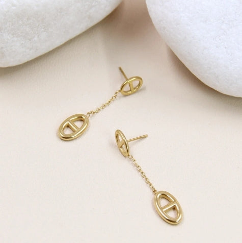 BOUCLES D'OREILLES EMILIE dorées